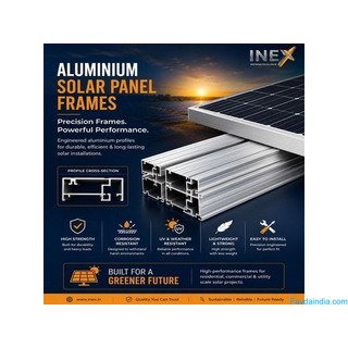 Aluminium solar panel frame manufacturers in Odisha