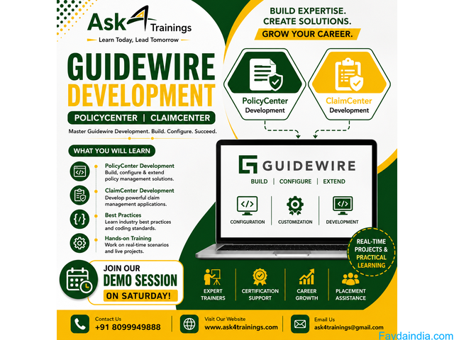 Guidewire Development Demo Session This Saturday