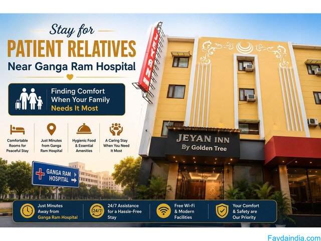 Top-Rated Best Hotel near Ganga Ram Hospital in Karol Bagh