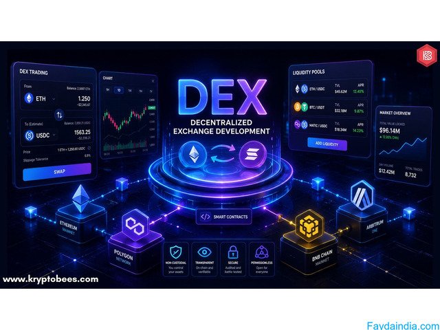 Simplify On Chain Trading with Decentralized Exchange Development