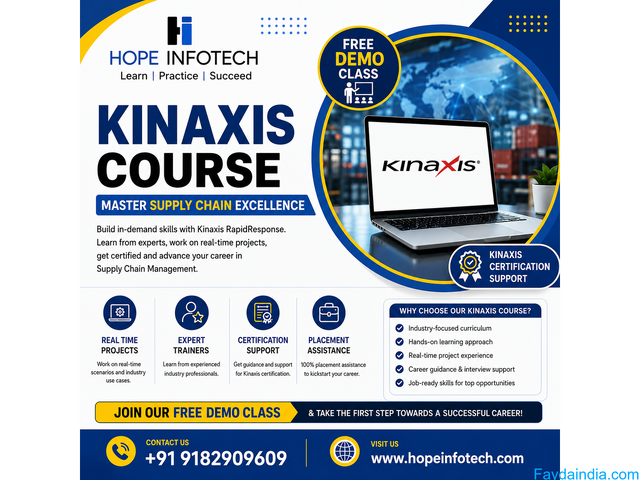 Kinaxis Course with Practical Learning & Career Support
