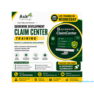 Guidewire ClaimCenter Development Training | Live Online Course