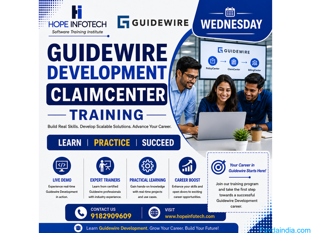 Guidewire Development Claim Center Training – New Batch Starts