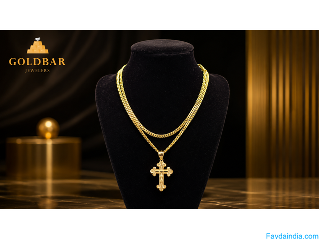 Buy 10k 14k Gold Chains in Texas USA | Buy Gold Miami Cuban Chain-Gold Bar Jeweler