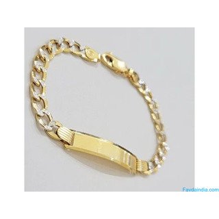 Buy 14K Gold Bracelet in USA, Texas | Cuban Link Bracelet for Men & Women