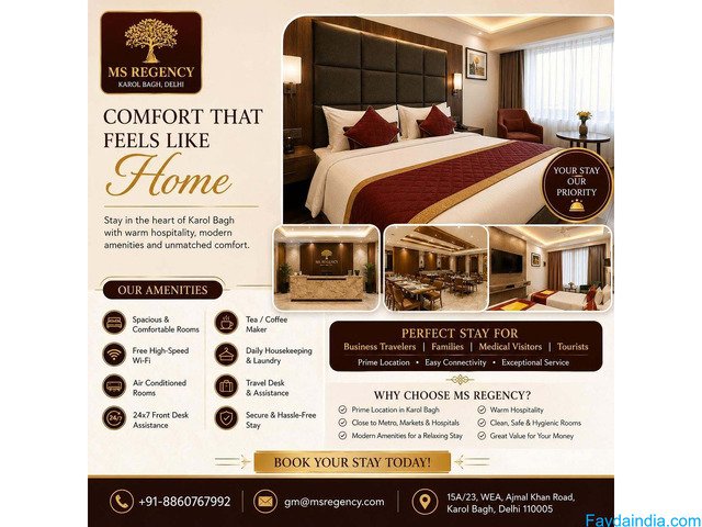 Hotel Near Ganga Ram Hospital