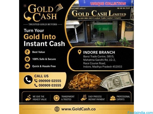 Best Gold Buyers in Indore - Gold Cash Limited