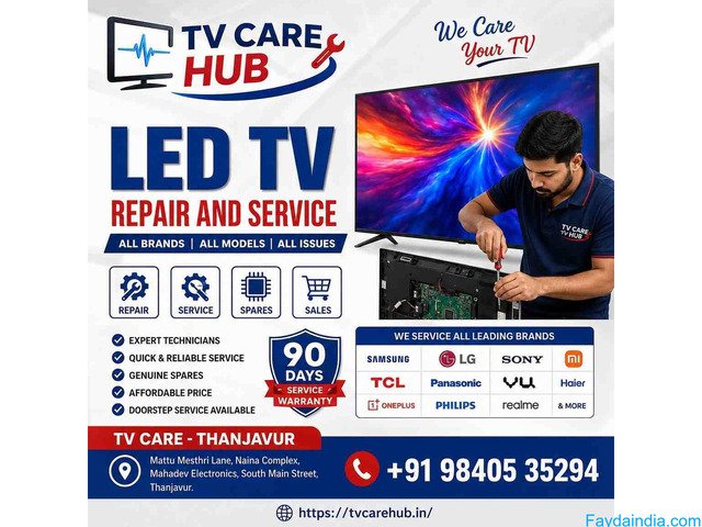 Are You looking for best LED TV Repair in Thanjavur?