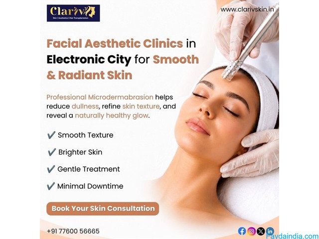 Facial Aesthetic Clinics in Heelalige Offering HydraFacial & Dermal Fillers | Clarivskin.in