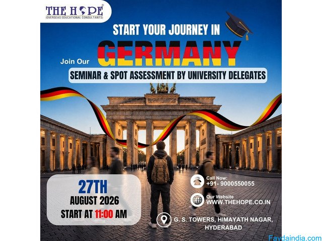 Start Your Germany Study Journey with THE HOPE Today