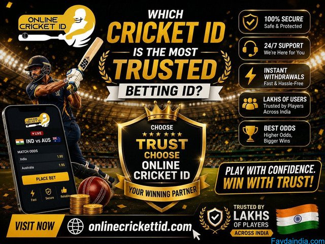 Online Cricket ID Is the Most Trusted Betting ID