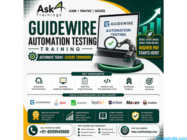 Guidewire Automation Testing Training with Projects