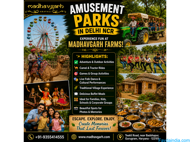 Best Day Outing Near Delhi for Family & Groups