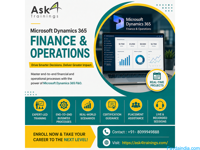 Microsoft D365 Finance and Operations Training