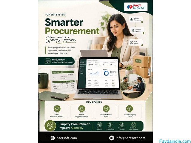 PACT REVENU Procurement Management Software | ERP for UAE Businesses