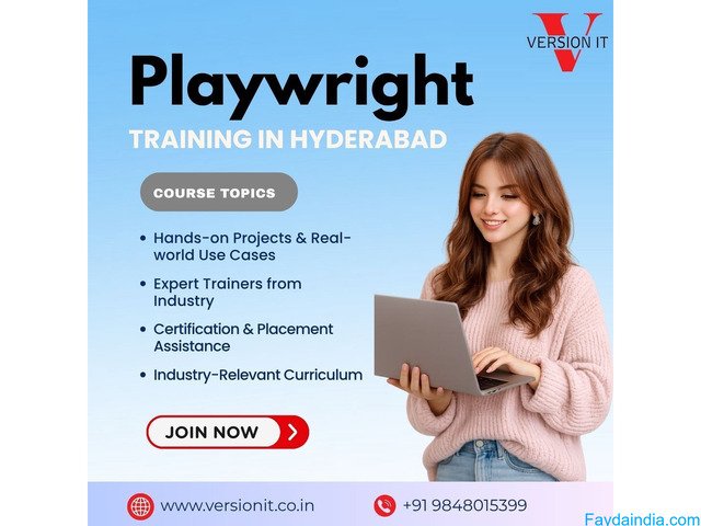 Playwright Training in Hyderabad to Master Test Automation