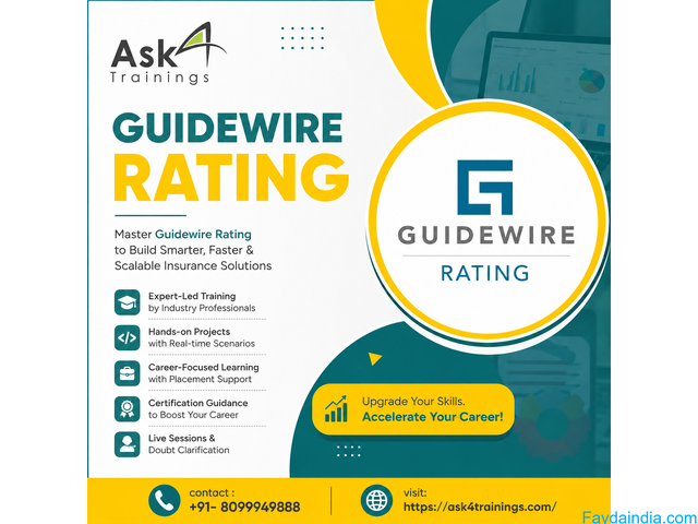 Guidewire Rating Training Course with Projects