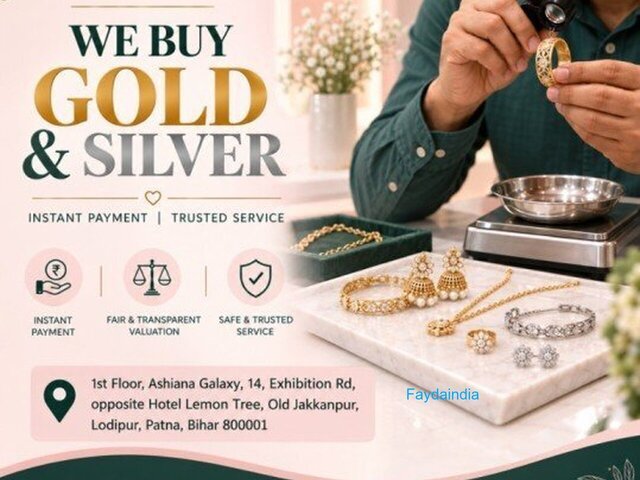 Gold Cash Ltd - Best place to sell gold in Patna for cash