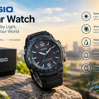 Casio Solar Watch – Reliable Light-Powered Timekeeping