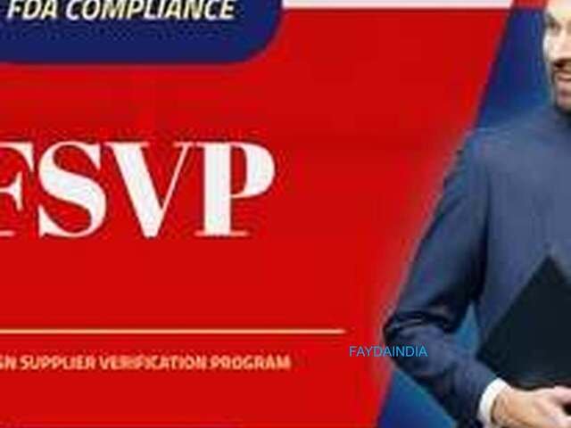 FDA Compliance for Foreign Supplier Verification Program