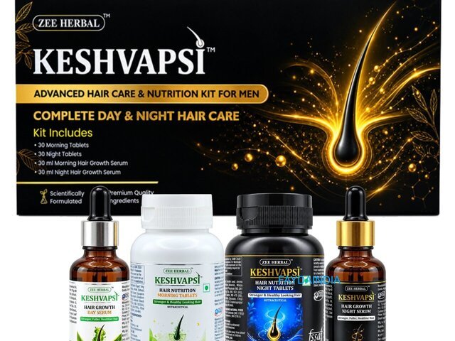 Keshvapsi Kit for Men – 30-Day Hair Fall Care Routine | Karnal, Haryana