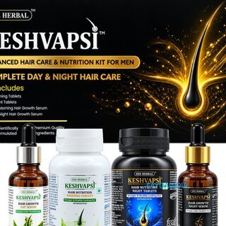 Buy Keshvapsi Kit for Men – 30-Day Hair Fall Care Routine