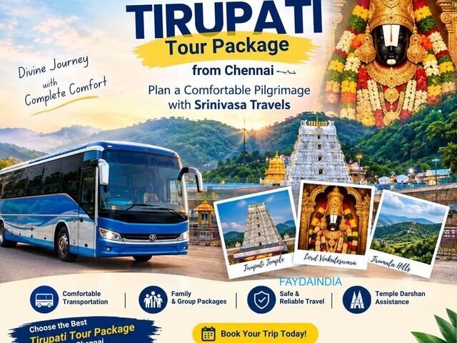 Plan Your Tirupati Temple Trip from Chennai with Srinivasa Travels