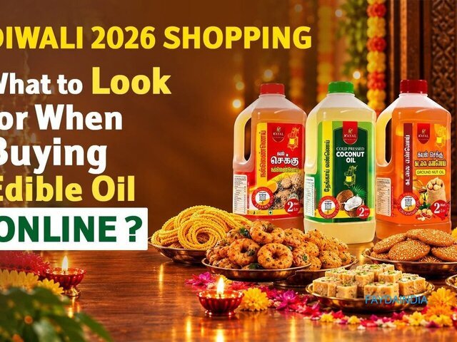 What Are the Benefits of Ordering Edible Oil Online Before Diwali?