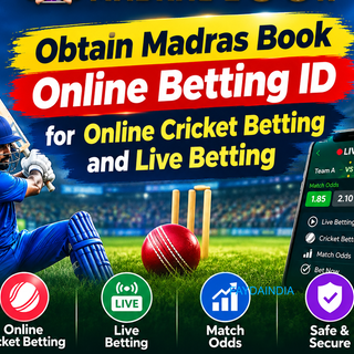 Obtain Madras Book Online Betting ID for Online Cricket Betting and Live Betting