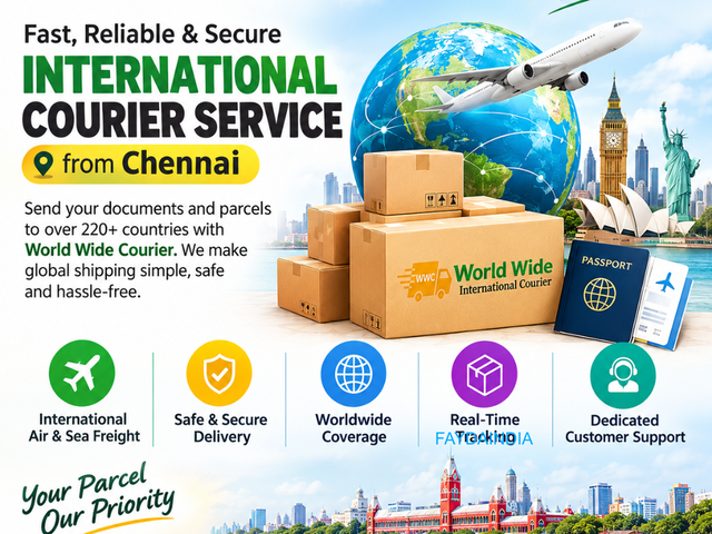 Best International Courier Service in Chennai – World Wide Courier